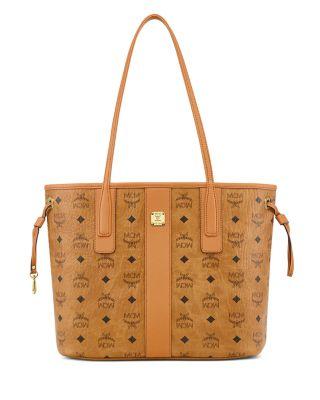Liz Small Reversible Visetos Shopper Tote by MCM