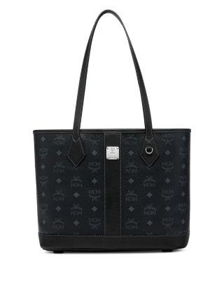 Liz Small Visetos Leather Tote by MCM