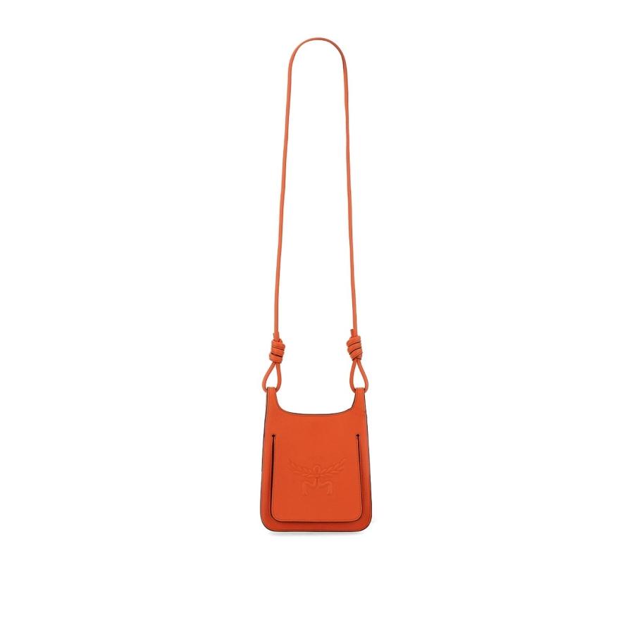MCM Mini Himmel Hobo Crossbody Bag - Orange by MCM
