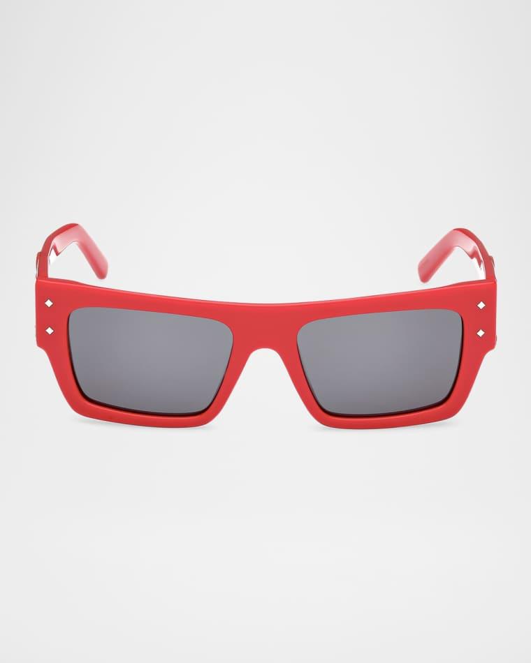 Men's MW0014M Acetate Rectangle Sunglasses by MCM