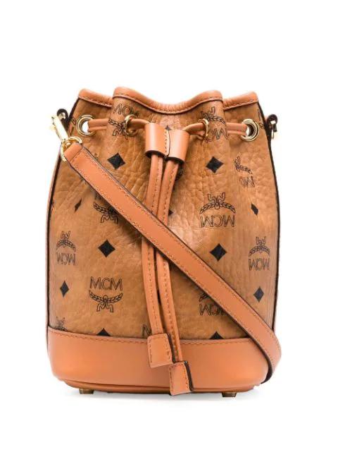 Mini Dessau bucket bag by MCM