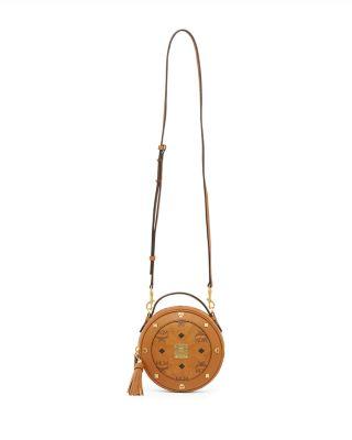 Pina Small Visetos Leather Crossbody by MCM