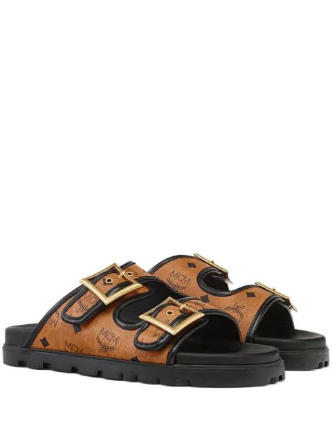 Visetos-canvas sandals by MCM