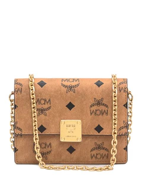 Visetos logo-plaque cross body bag by MCM