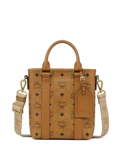 Visetos logo-print tote bag by MCM