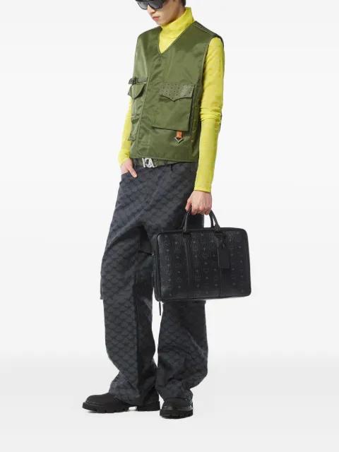 Visetos monogram briefcase by MCM