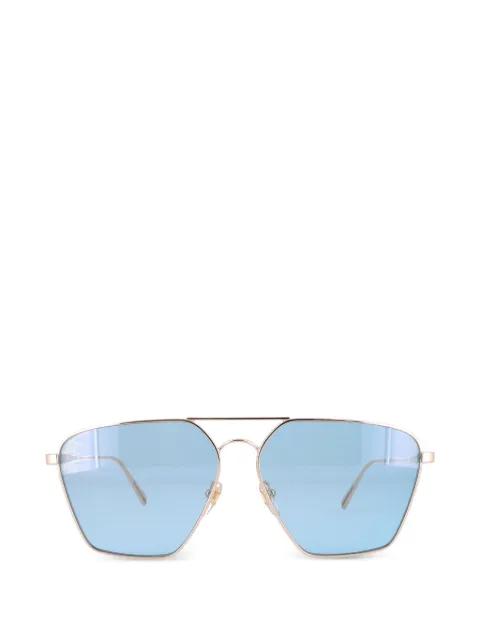 double-bridge geometric-frame sunglasses by MCM