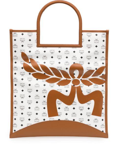 extra-large Aren Mega Laurel Visetos tote bag by MCM