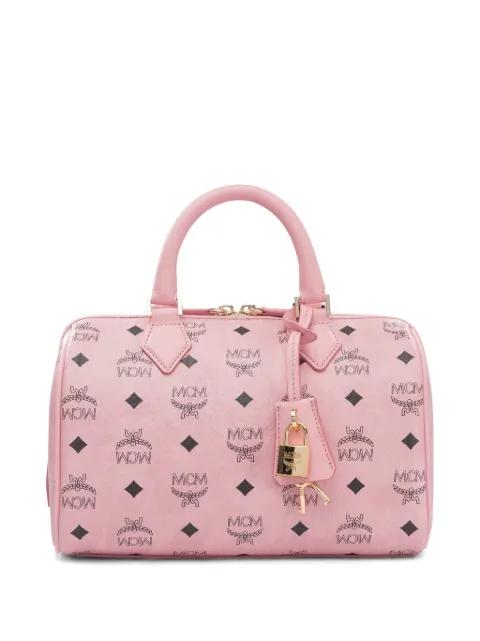 leather tote bag by MCM