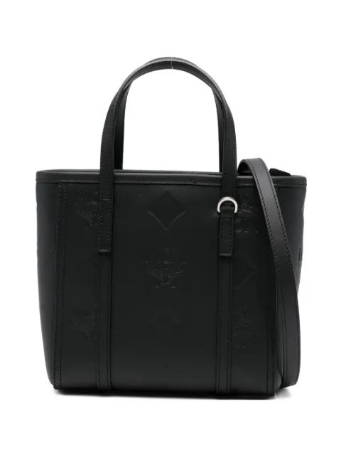logo-embossed tote bag by MCM
