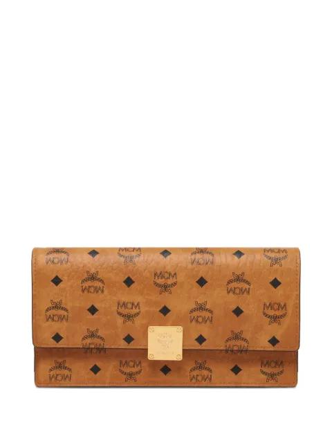 logo-plaque mini bag by MCM