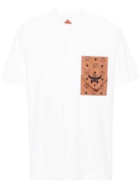 logo-print T-shirt by MCM