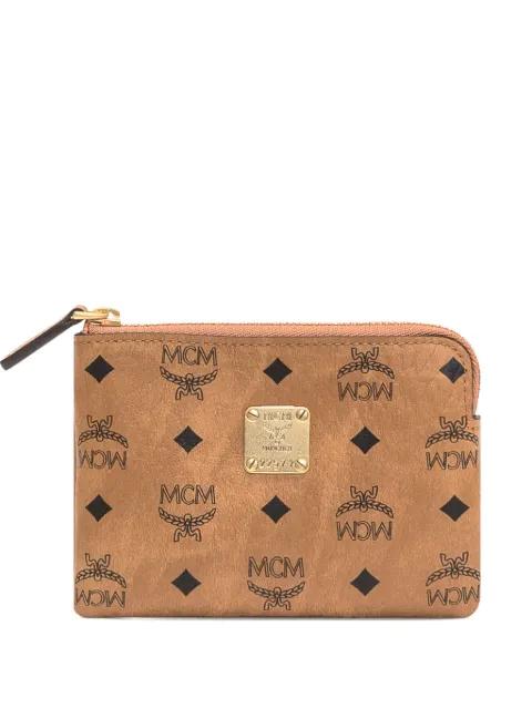 mini Aren Visetos card pouch by MCM