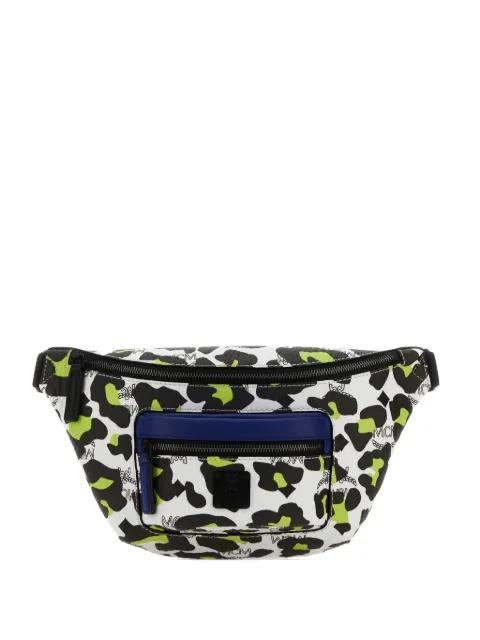 mini Fursten leopard-print belt bag by MCM