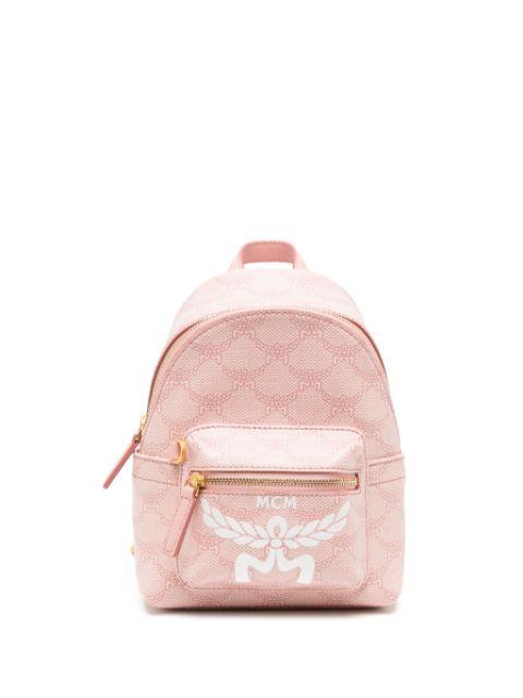 small Stark Lauretos monogram backpack by MCM