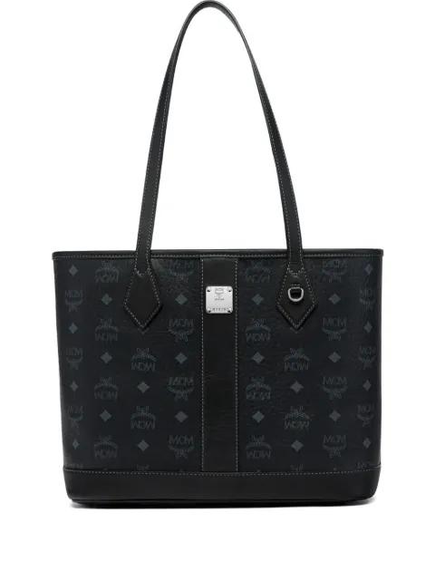 small logo-print tote bag by MCM