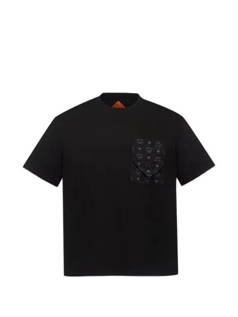 visetos-print pocket t-shirt by MCM