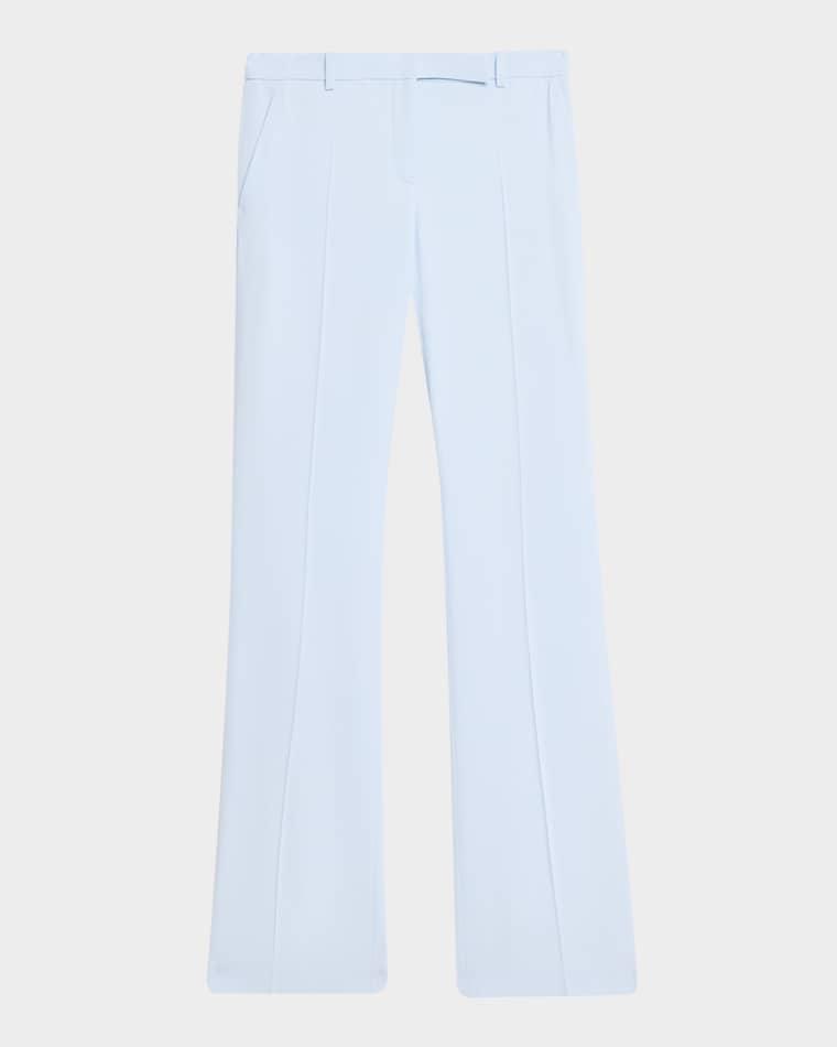 Bootcut Leaf Crepe Pants by MCQUEEN