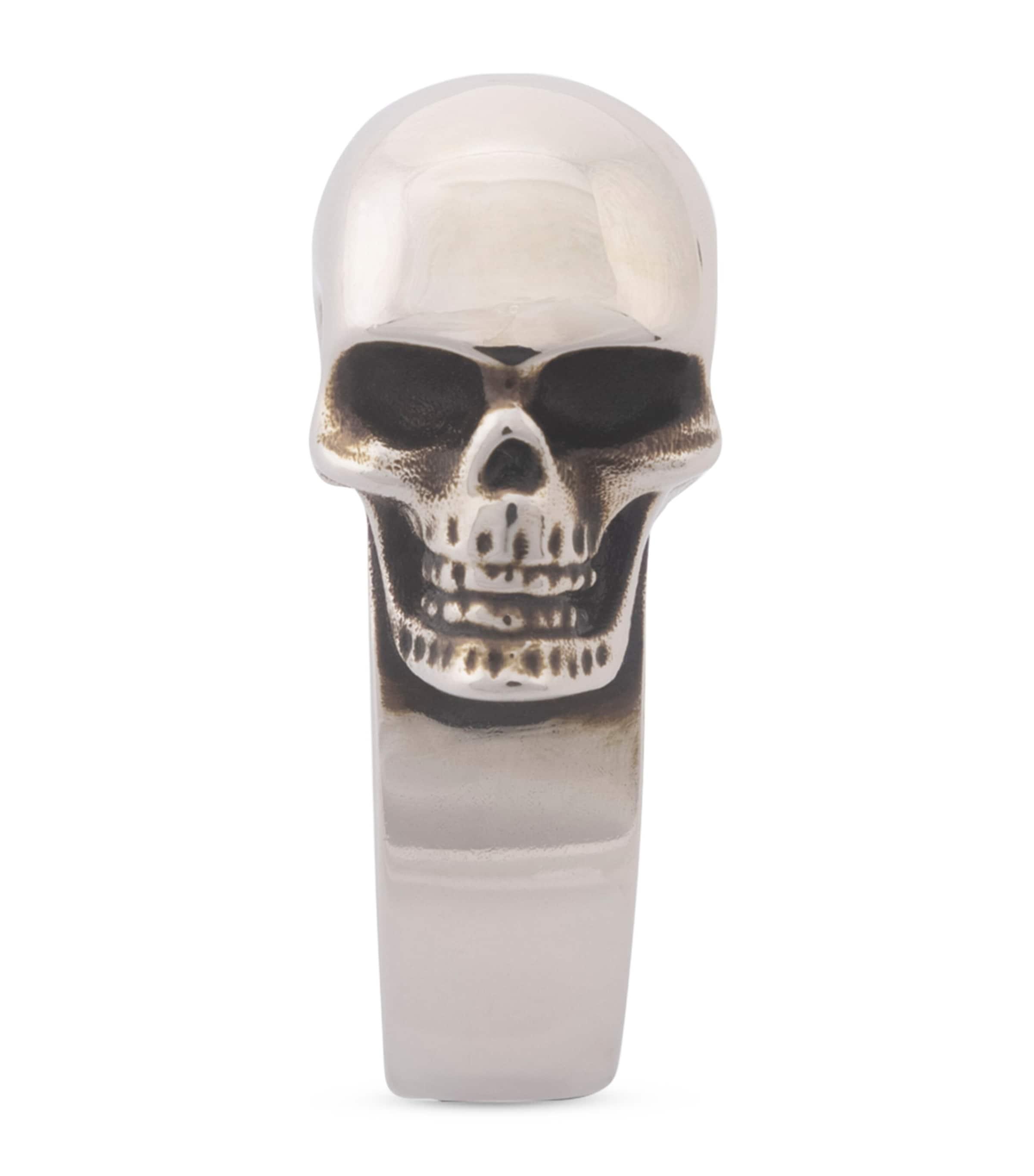 Brass Skull Ring by MCQUEEN