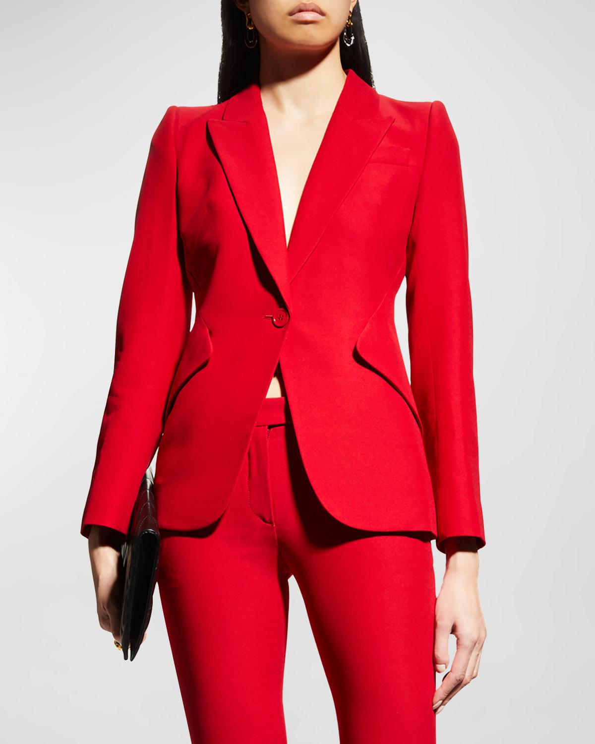 Classic Single-Breasted Suiting Blazer by MCQUEEN