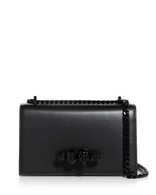 Embellished Leather Shoulder Bag by MCQUEEN