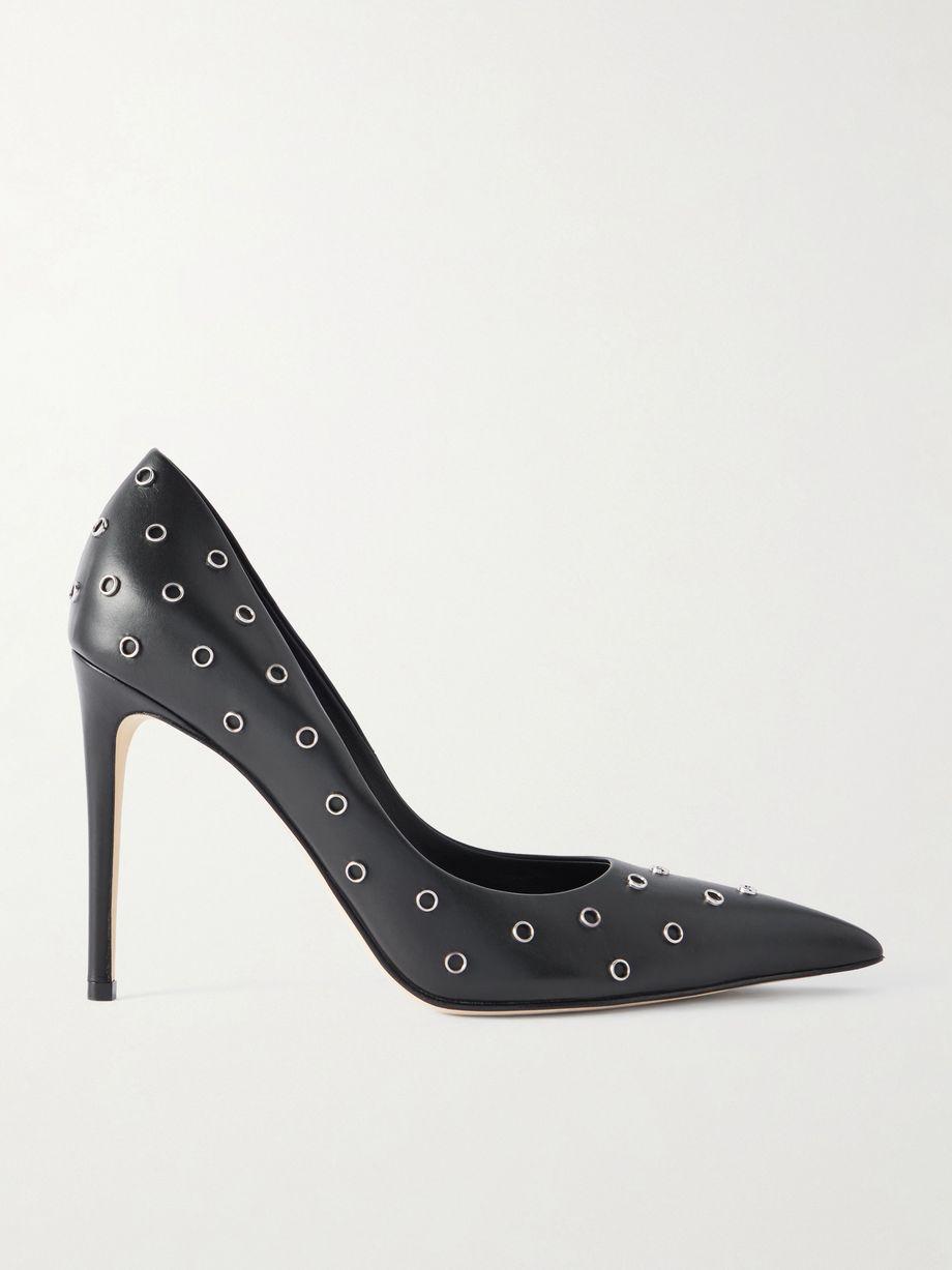 Embellished leather pumps by MCQUEEN