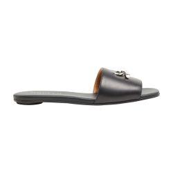 Flat leather sandals by MCQUEEN