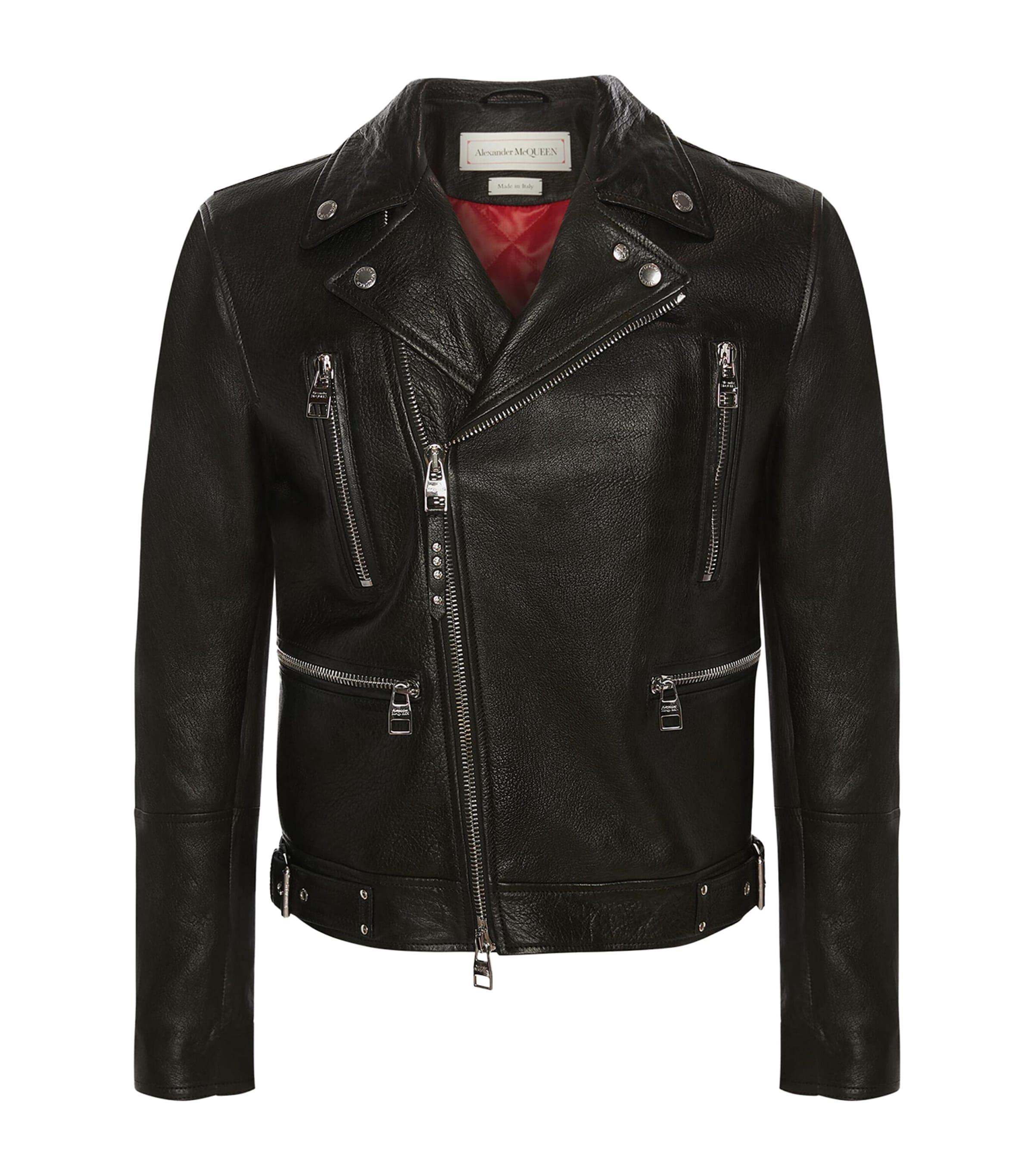 Leather Biker Jacket by MCQUEEN