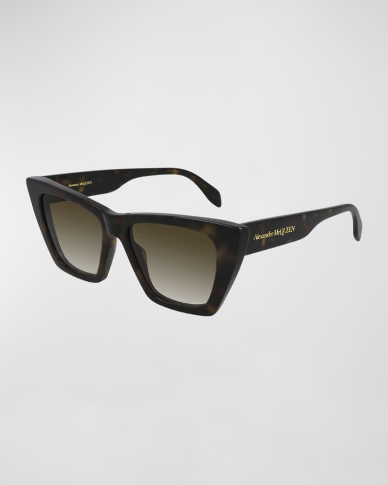 Logo Acetate Cat-Eye Sunglasses by MCQUEEN