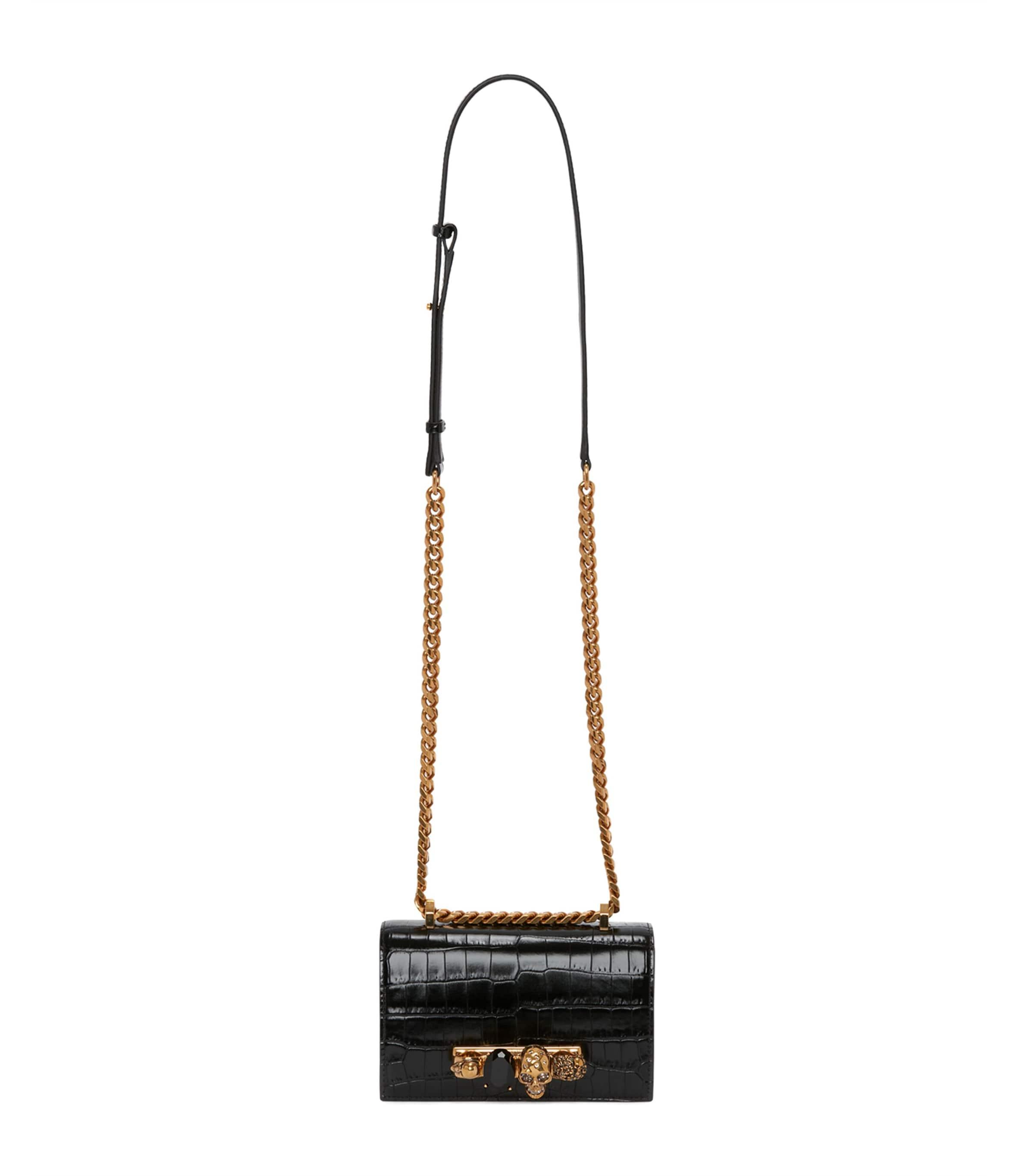 McQueen Leather Jewelled Satchel by MCQUEEN