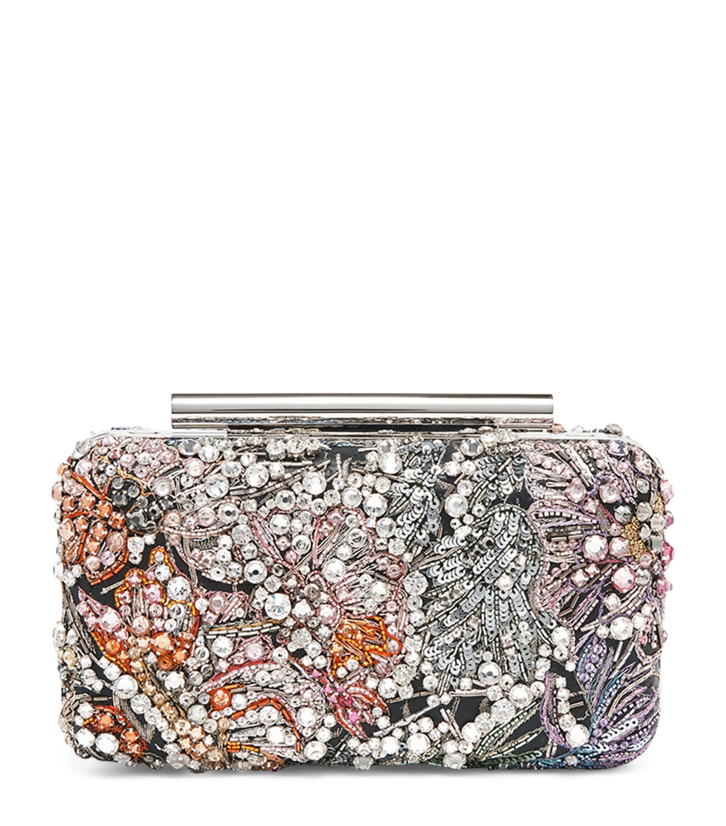 McQueen Leather T-Bar Box Clutch Bag by MCQUEEN