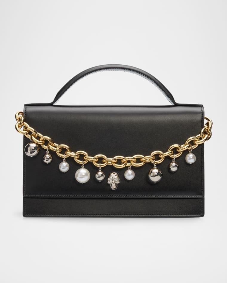 Medium Chain-Embellished Skull Shoulder Bag by MCQUEEN