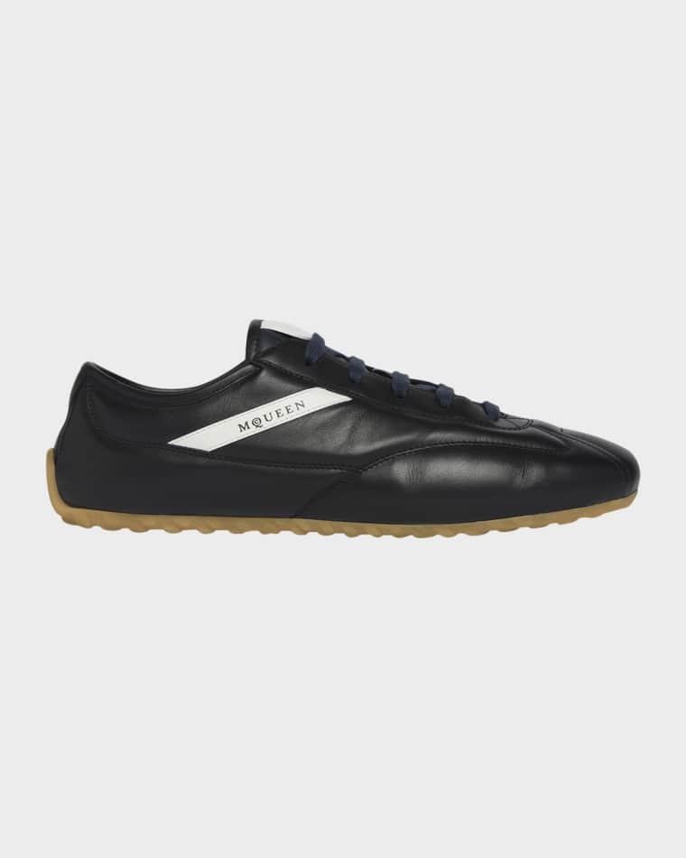 Men's Boxe Nappa Leather Low-Top Sneakers by MCQUEEN