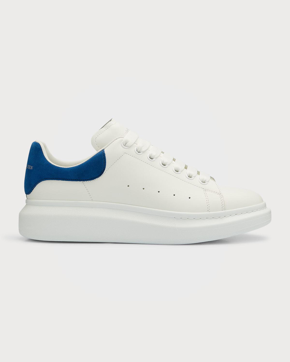 Men's Leather & Suede Oversized Sneakers by MCQUEEN