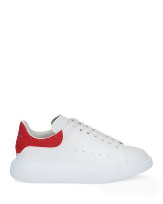 Men's Oversized Leather Heel Detail Sneakers by MCQUEEN