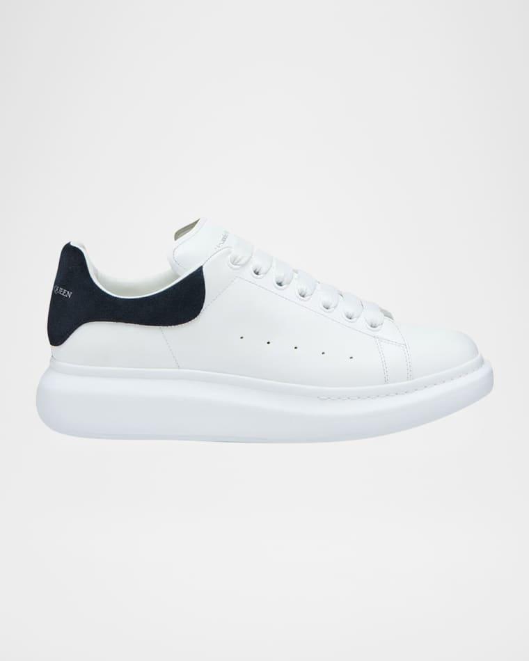 Men's Oversized Suede-Backstay Leather Sneakers by MCQUEEN