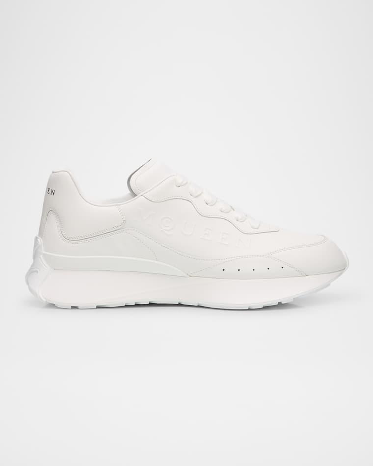 Men's Sprint Leather Runner Sneakers by MCQUEEN