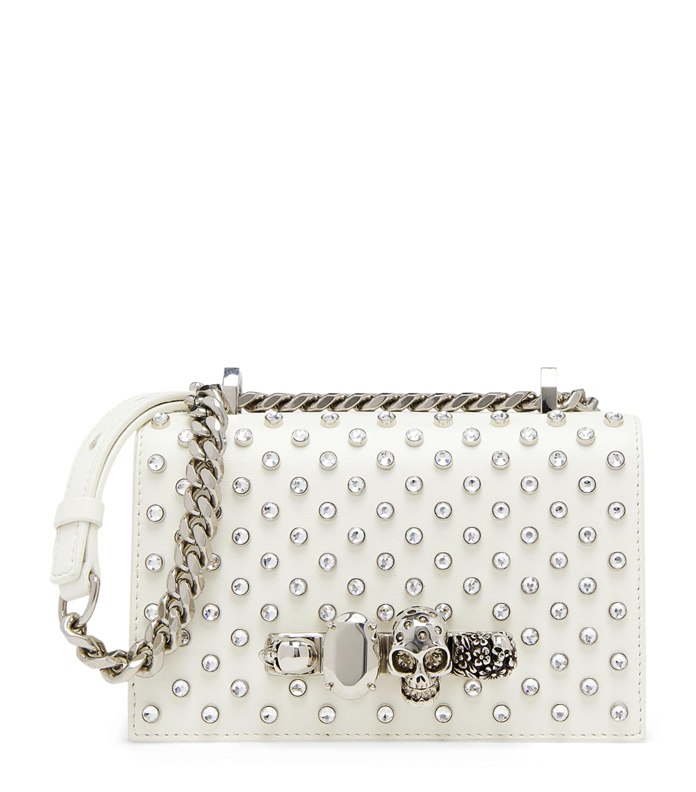 Mini Leather Jewelled Satchel by MCQUEEN