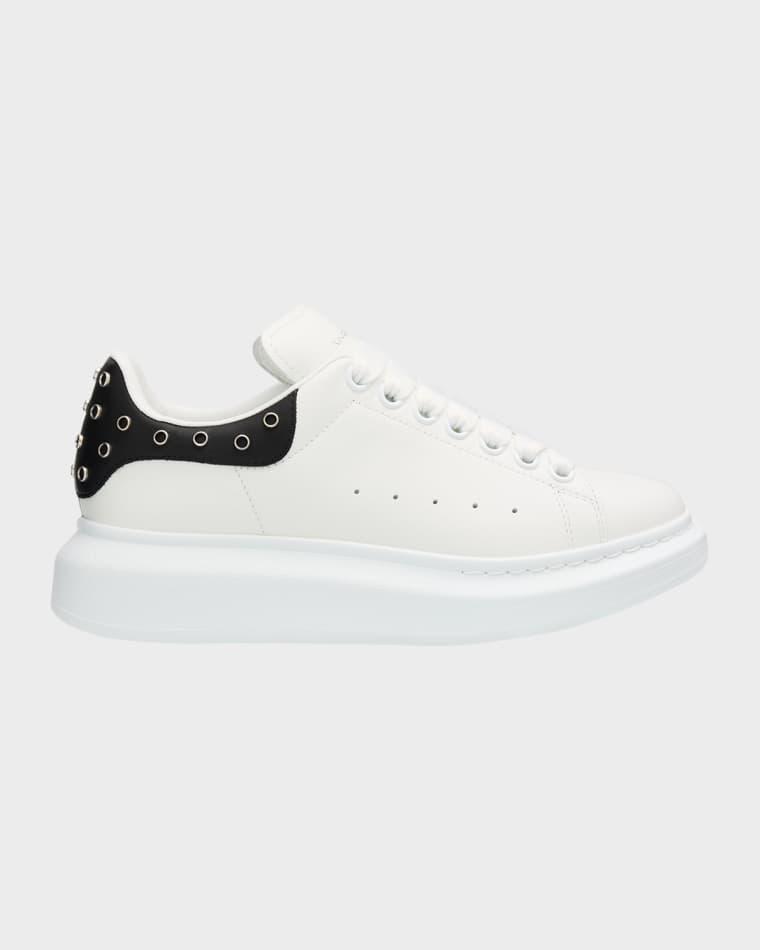 Oversized Embellished Leather Sneakers by MCQUEEN