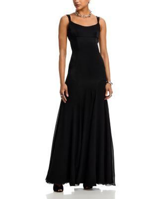 Satin Evening Dress by MCQUEEN