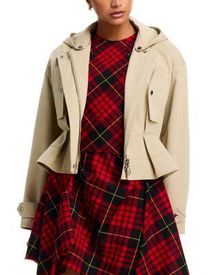 Short Belted Peplum Jacket by MCQUEEN