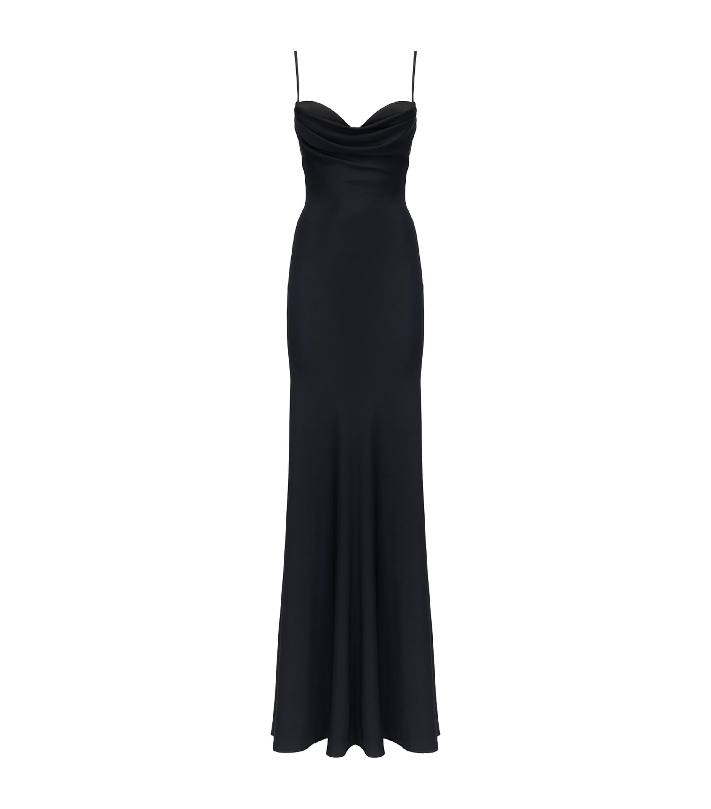 Silk Sweetheart-Neckline Dress by MCQUEEN