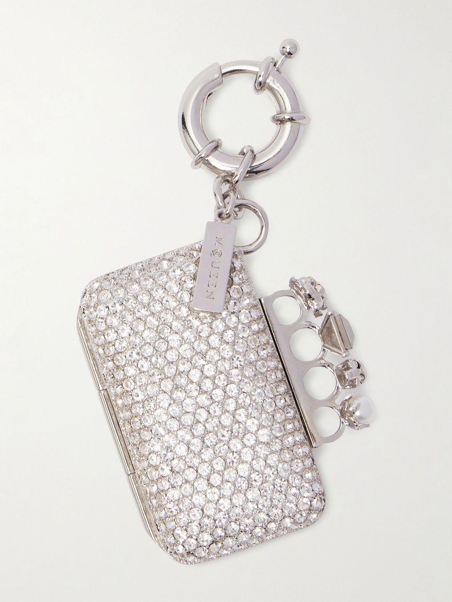 Silver-tone bag charm by MCQUEEN