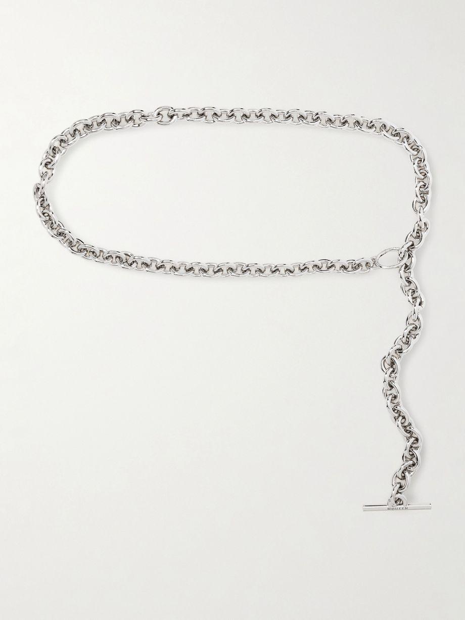 Silver-tone chain belt by MCQUEEN