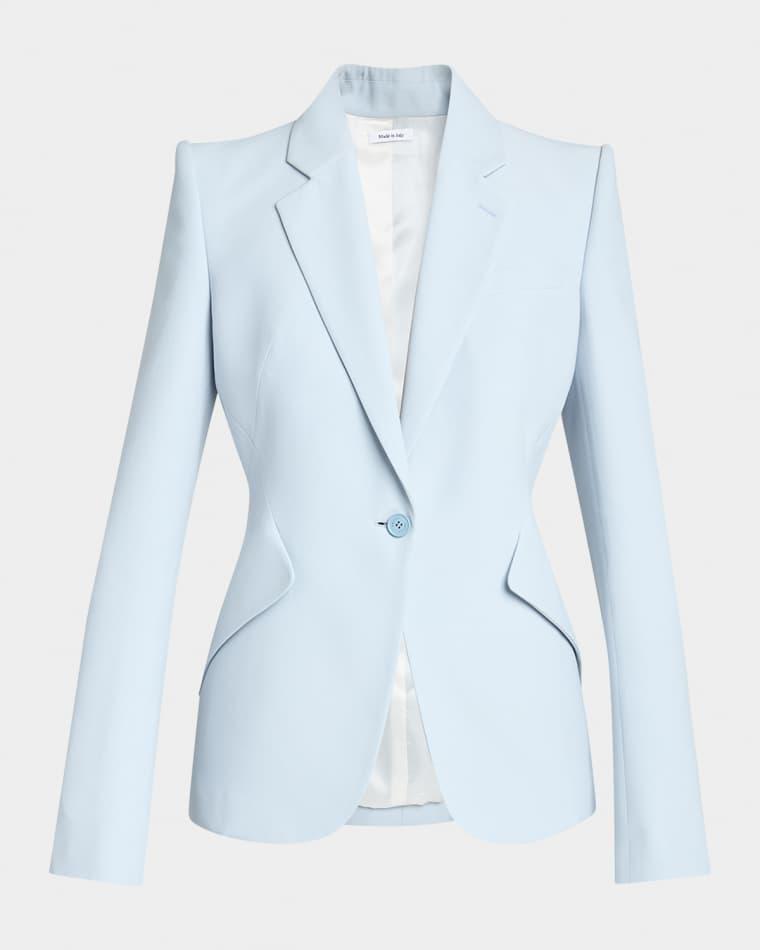 Single-Button Crepe Jacket by MCQUEEN