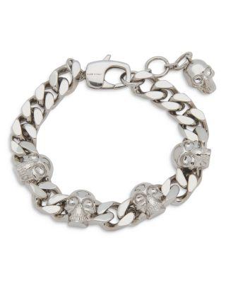 Skull Chain Bracelet by MCQUEEN
