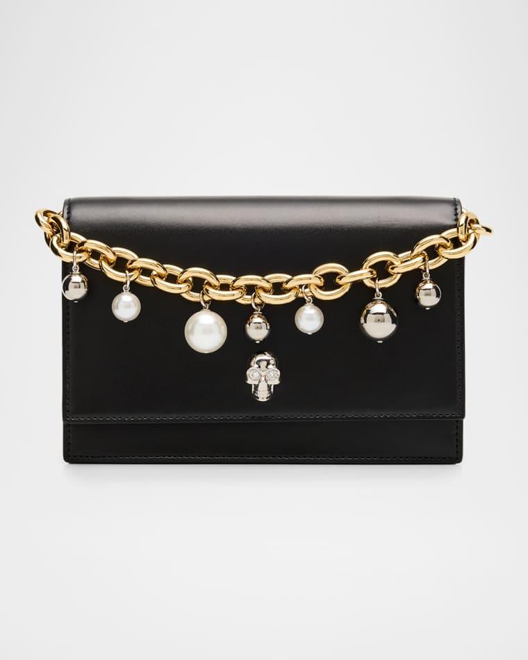 Small Chain-Embellished Skull Shoulder Bag by MCQUEEN