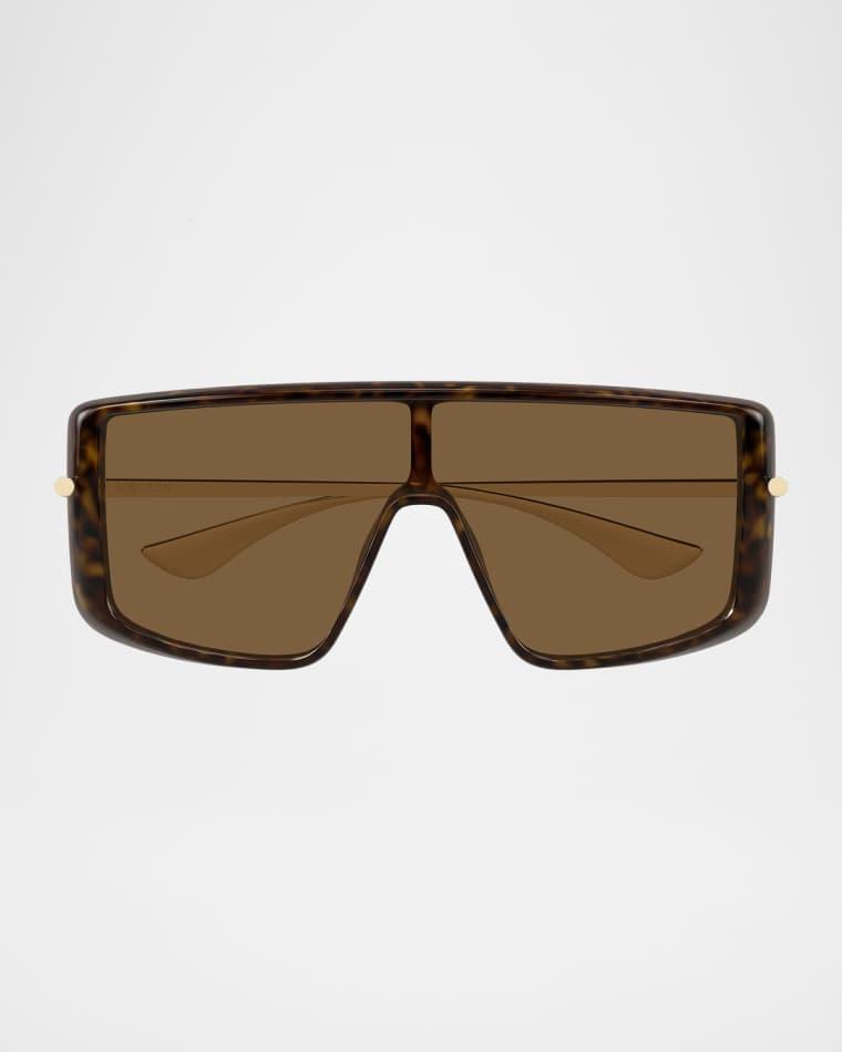 T-Bar 50mm Shield Acetate  Sunglasses by MCQUEEN