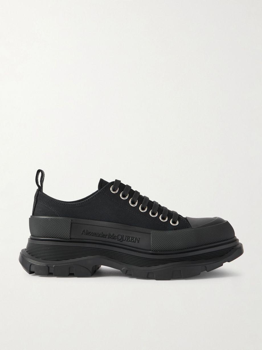 Tread Slick canvas exaggerated-sole sneakers by MCQUEEN