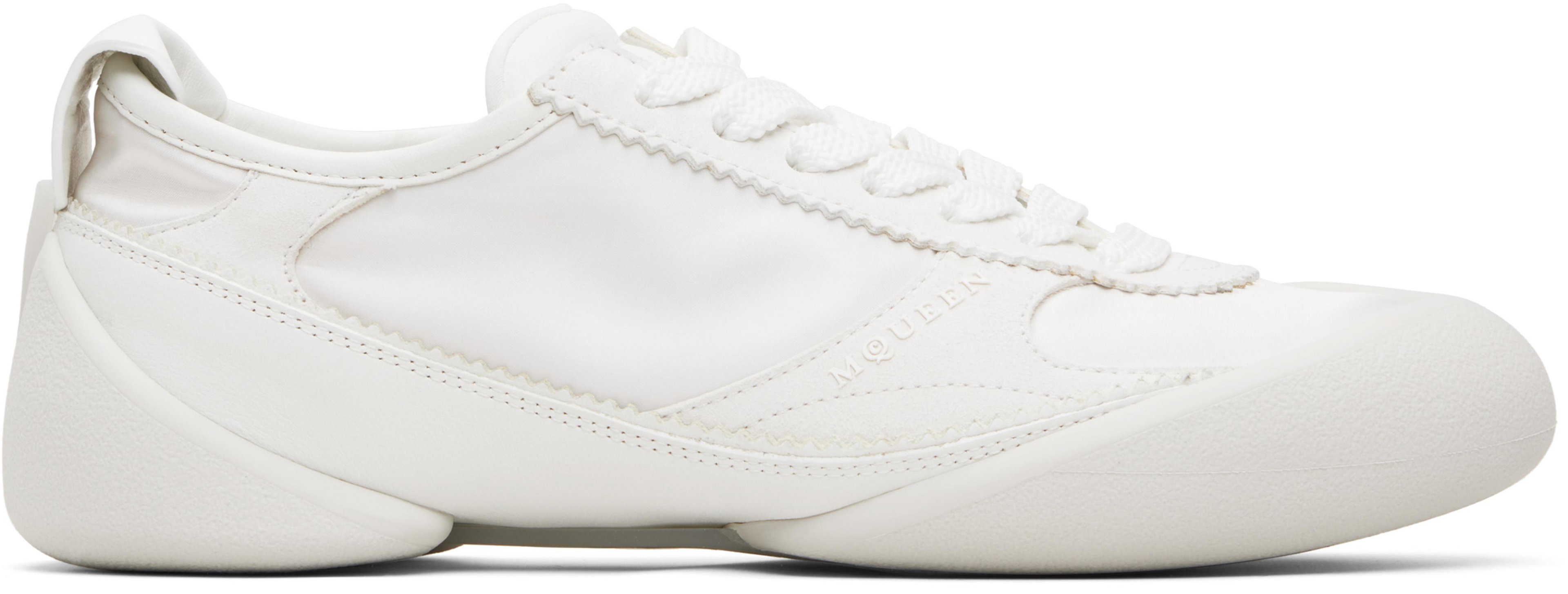 White Flexion Sneakers by MCQUEEN